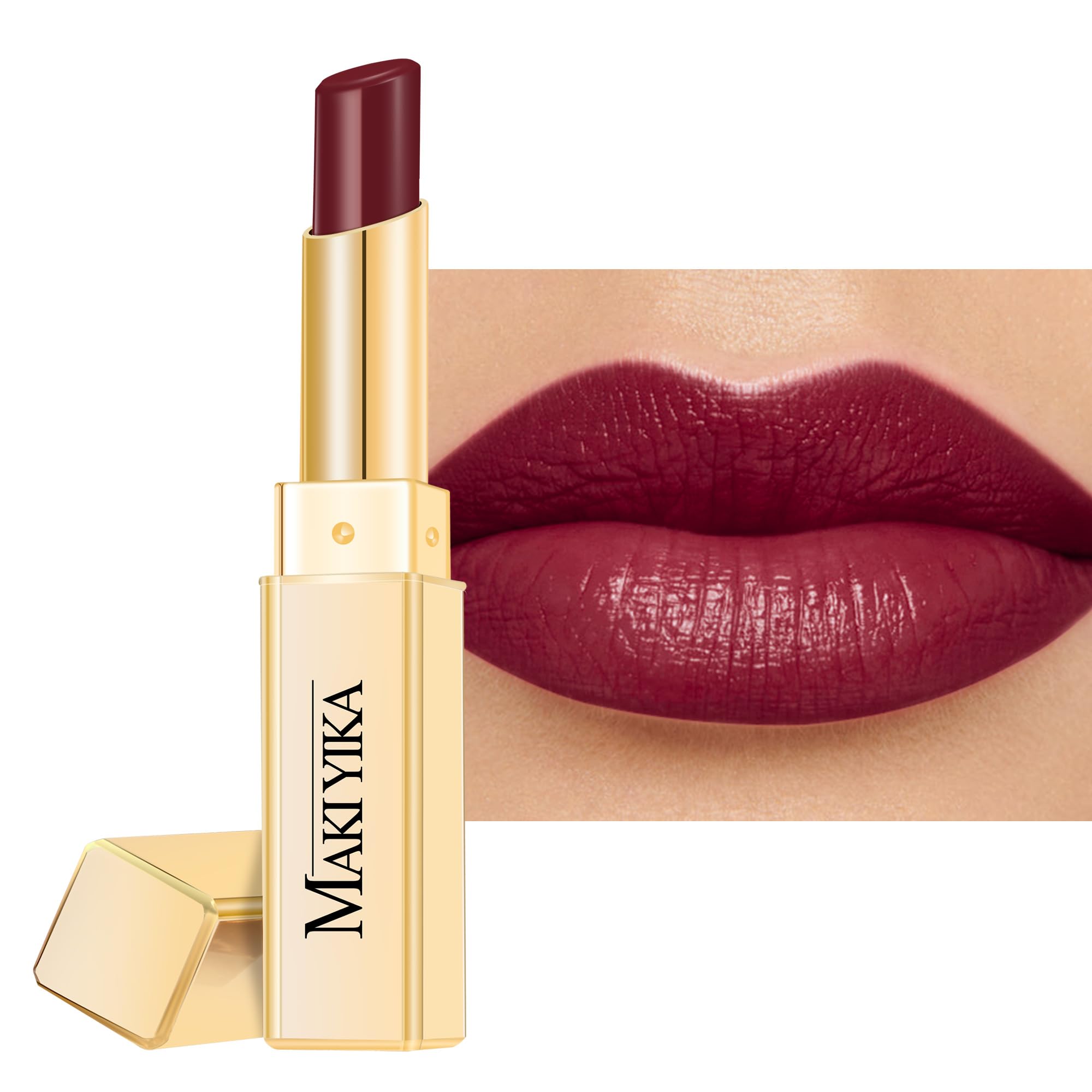 MAKI YIKA MA071 rouge hydratant avec couleur riche et longue tenue.