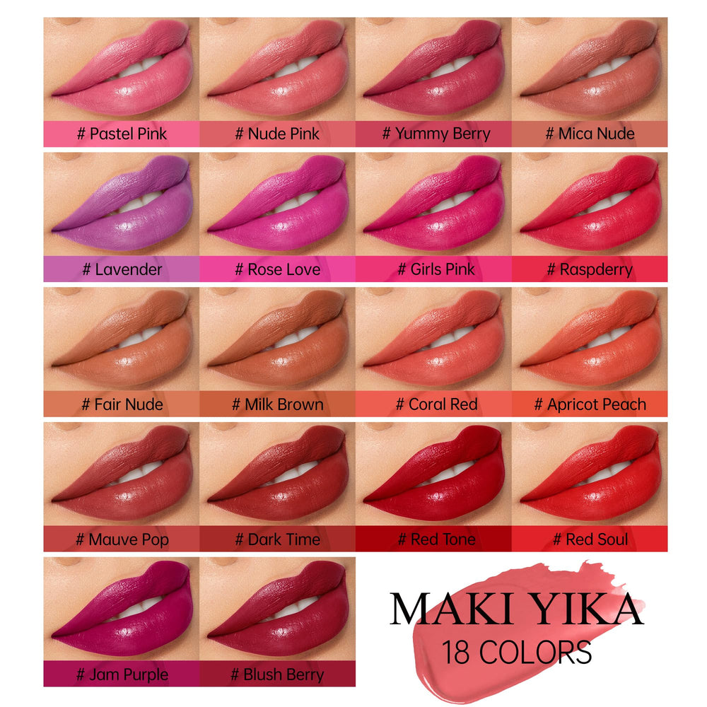 MAKI YIKA rouge à lèvres – usage quotidien et fini brillant