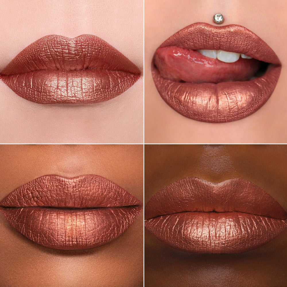 MAKI YIKA rouge brun metallique longue tenue idéale pour café