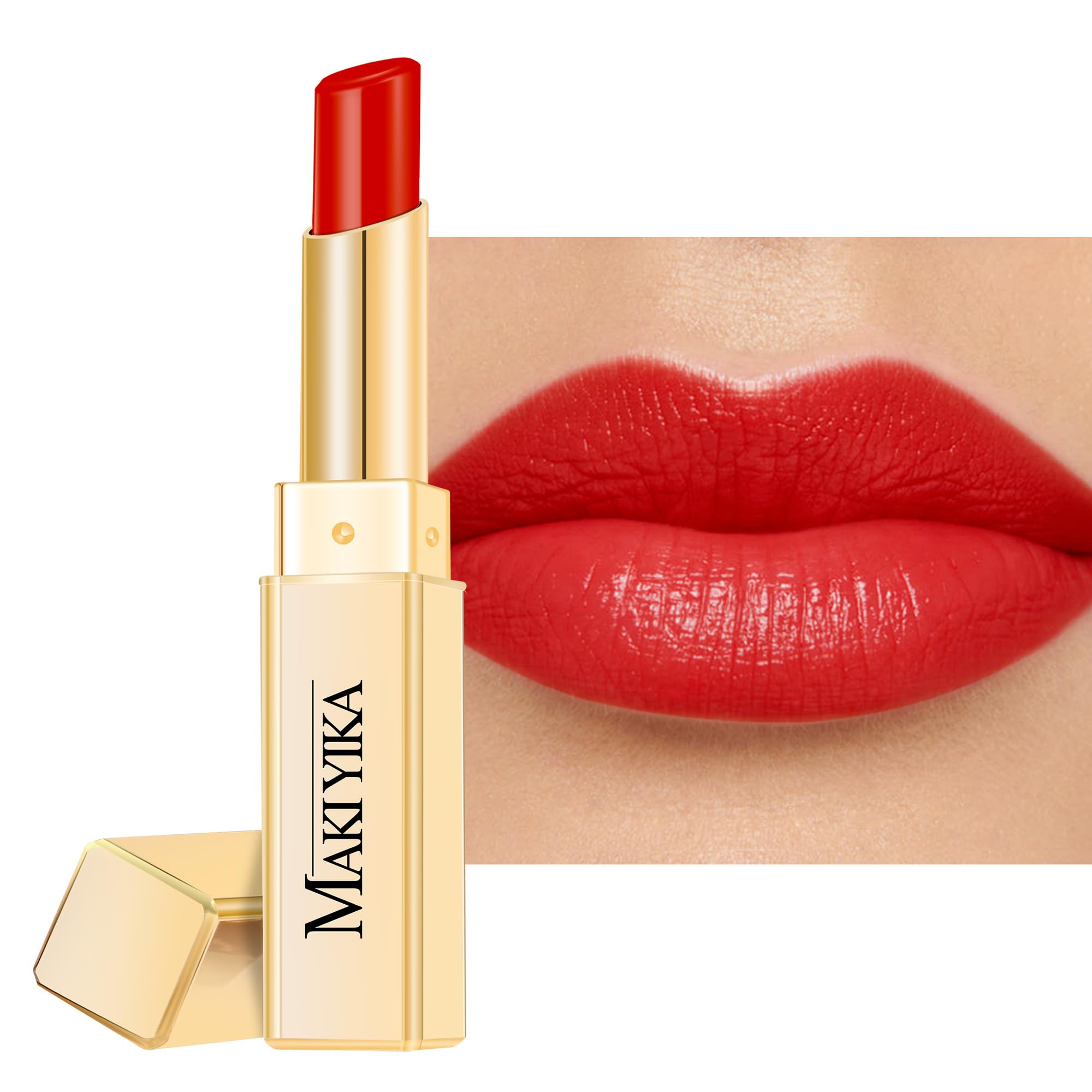 MAKI YIKA Rouge Lèvres brillant hydratant pour une sensation douce.
