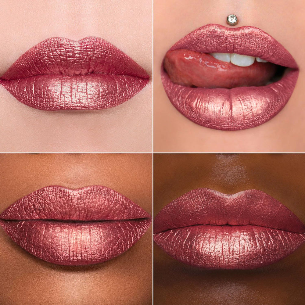 MAKI YIKA rouge metallique – application parfaite pour une couvrance homogène.