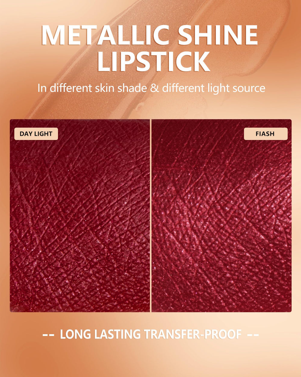 MAKI YIKA rouge métallique sans transfert idéal pour mugs et baisers.