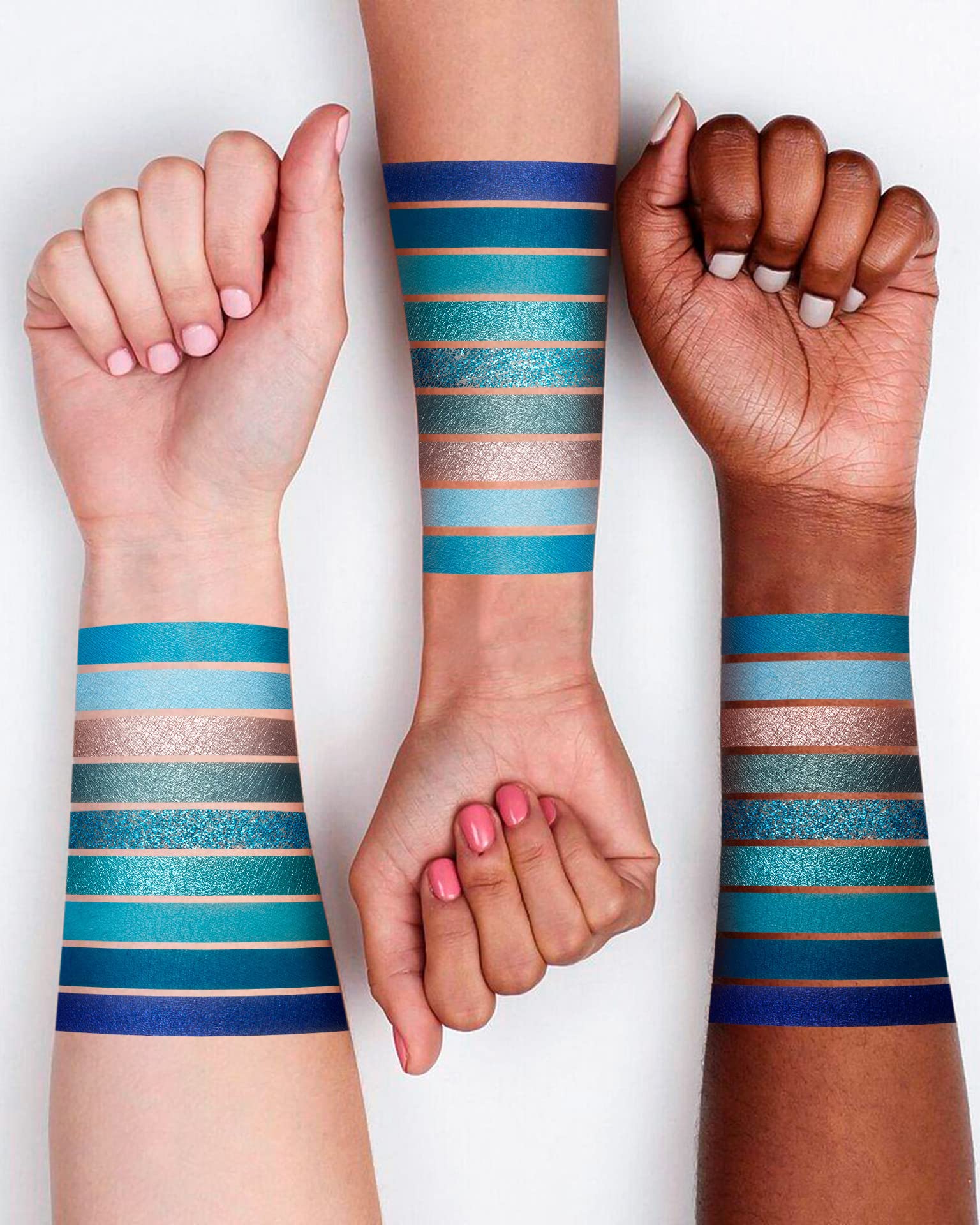 MAKI YIKA teintes bleues polyvalentes, parfaites pour un rendu smoky ou neutre.
