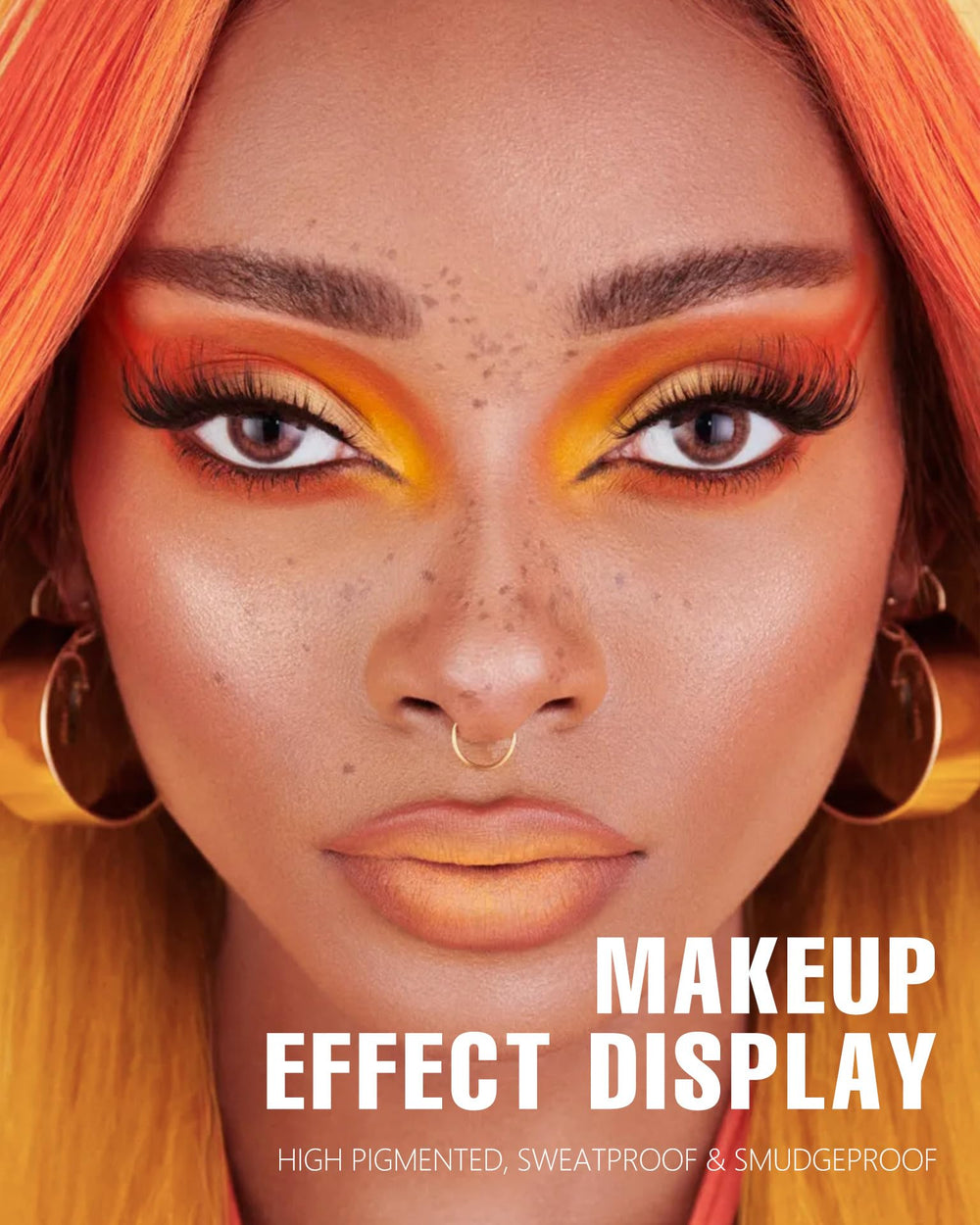 MAKI YIKA – ombres orange mat pour un fini discret et élégant.