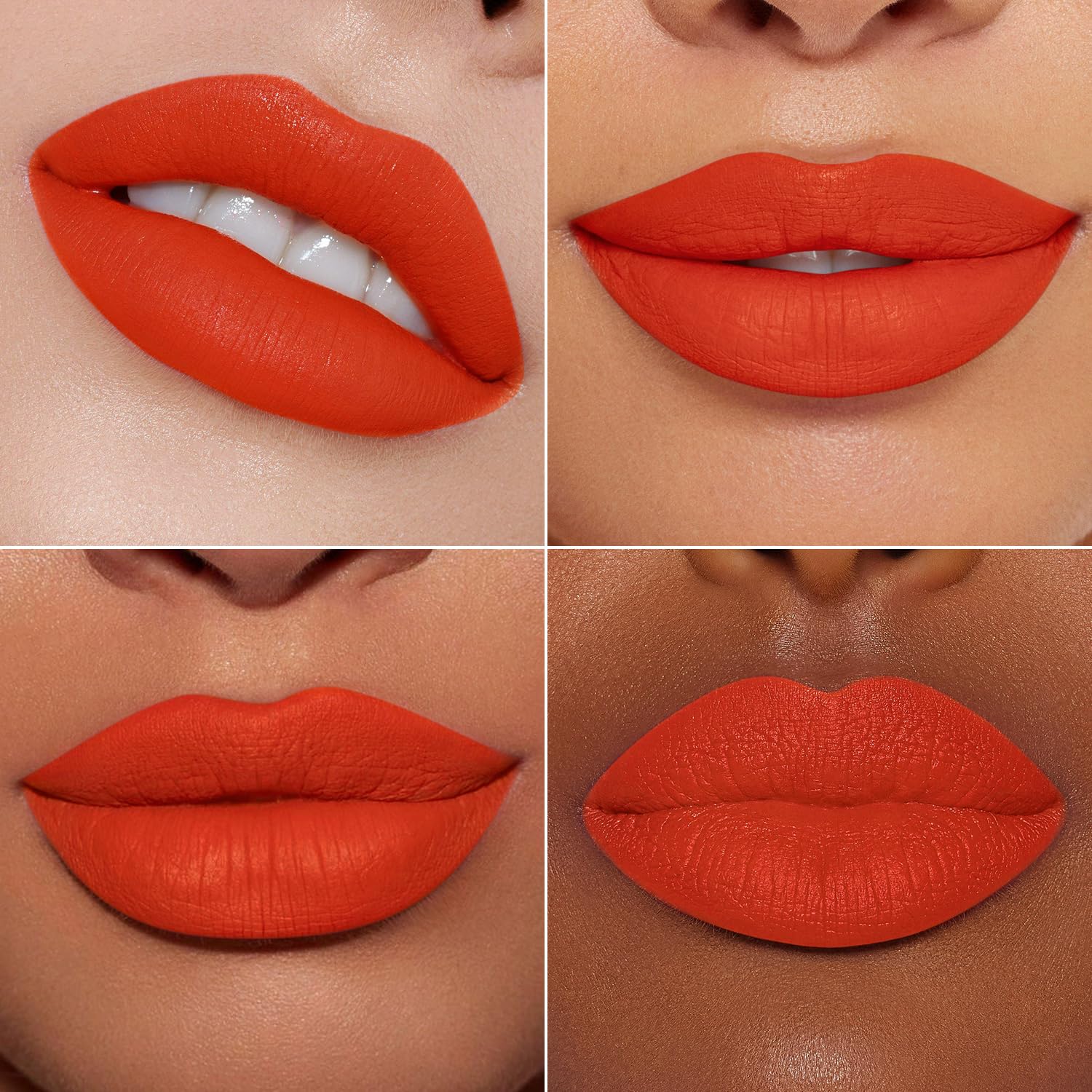 MAKI YIKA rouge orange – texture mat qui sèche rapidement et tient