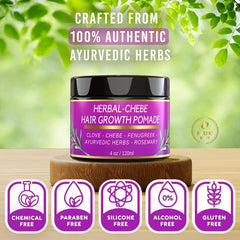 MAKOF BEAUTY Chebe Pomade Nourrissante Texture Crème — douceur et vitalité pour les cheveux