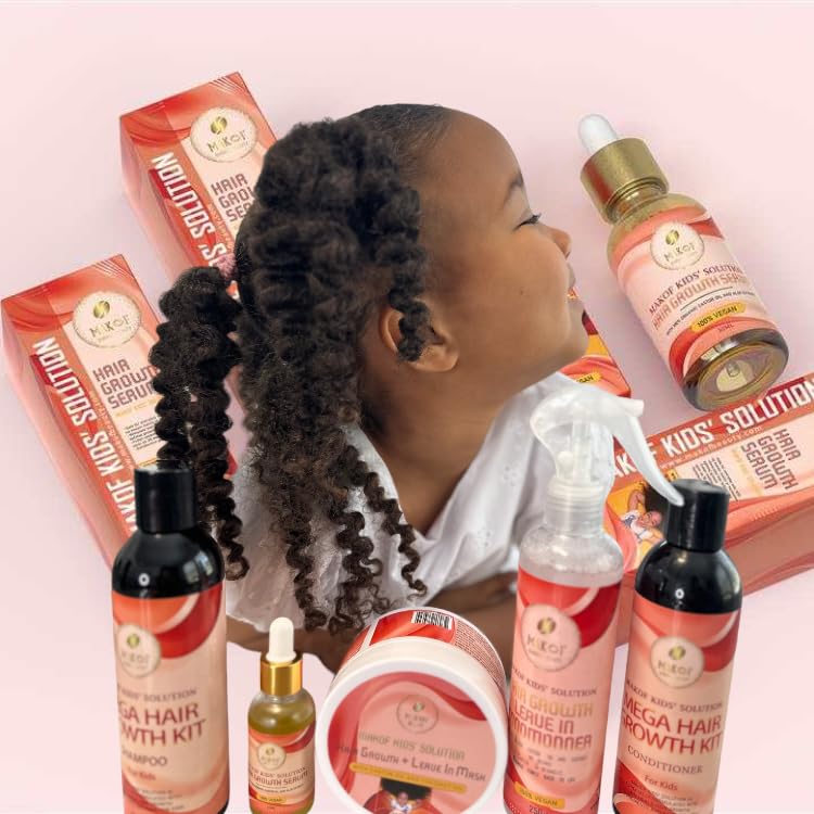 Makof Kids Soin Quotidien Sans Rinçage — routine simple pour boucles propres