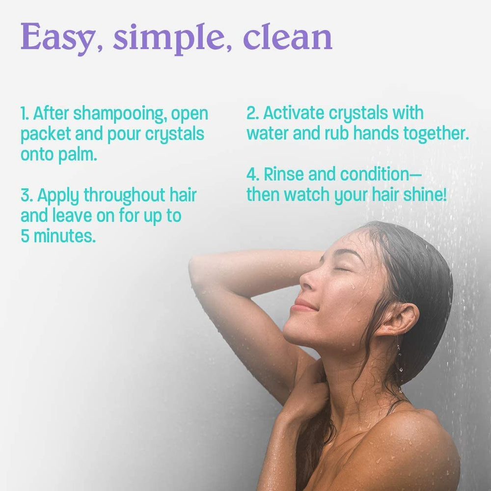 Conditionneur bien-être Malibu C: cheveux plus souples et hydratés.