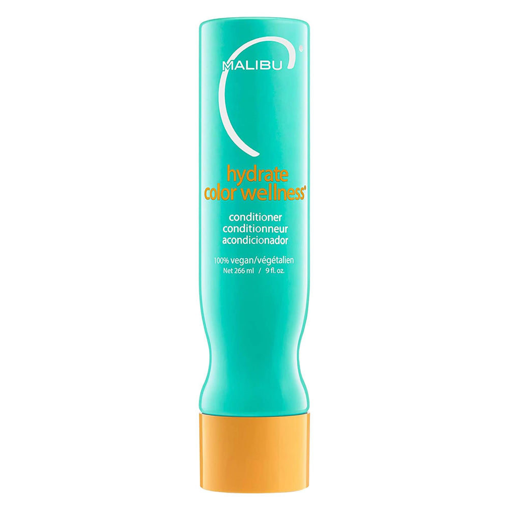 Malibu C Hydrate Color Wellness Conditioner, bouteille lumineuse, protège la couleur tout en hydratant intensément