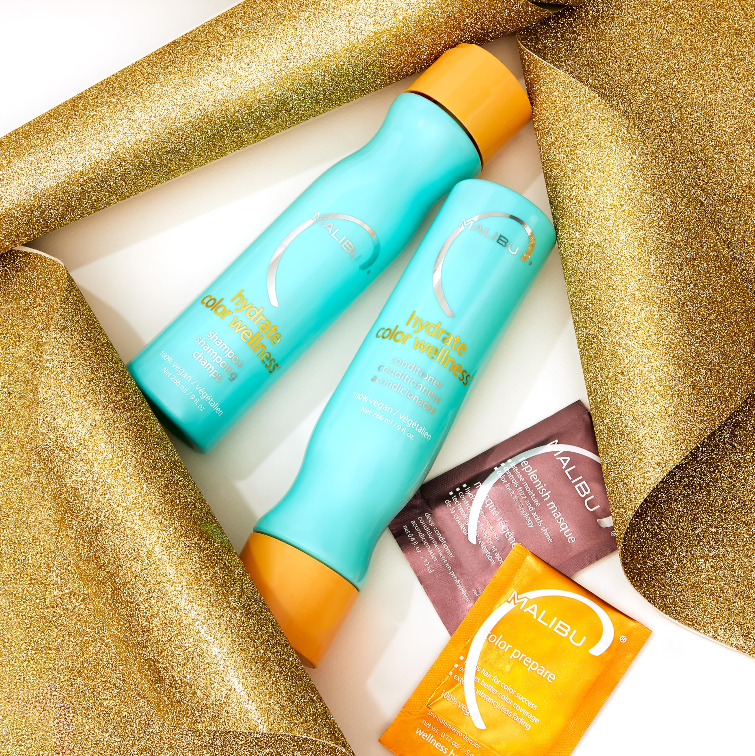 Malibu C Hydrate Color Wellness Conditioner protégeant la couleur sur cheveux colorés