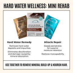 Sachets-remède Malibu C Mini Malibu Rehab détoxifiant pour eau dure.