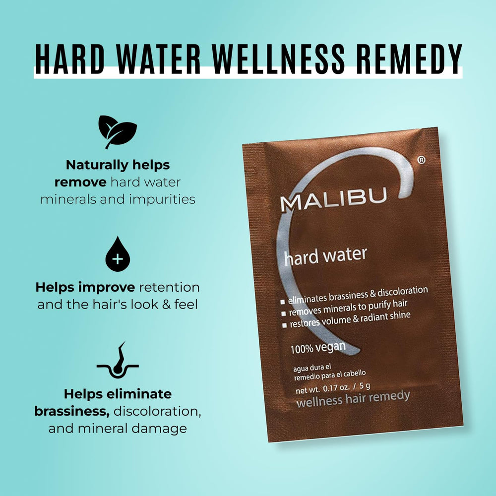 Malibu C Remède Eau Dure – application masque cheveux humide pour douceur