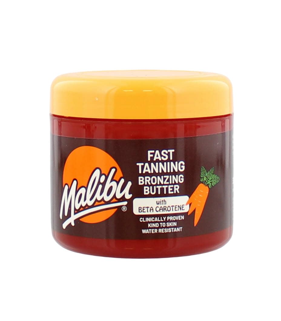 Gel Malibu Sun Fast pour bronzage profond au soleil.