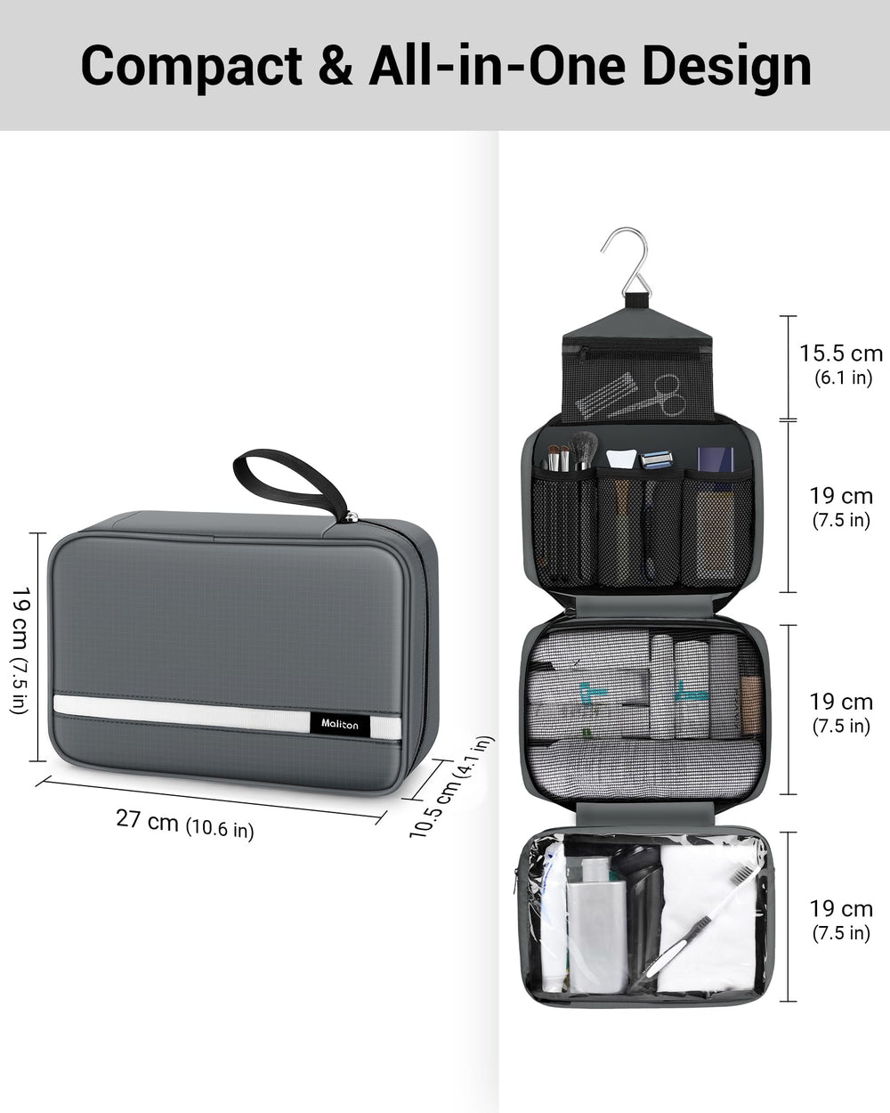 Organisation Maliton: 4 poches pour tout garder à portée de main