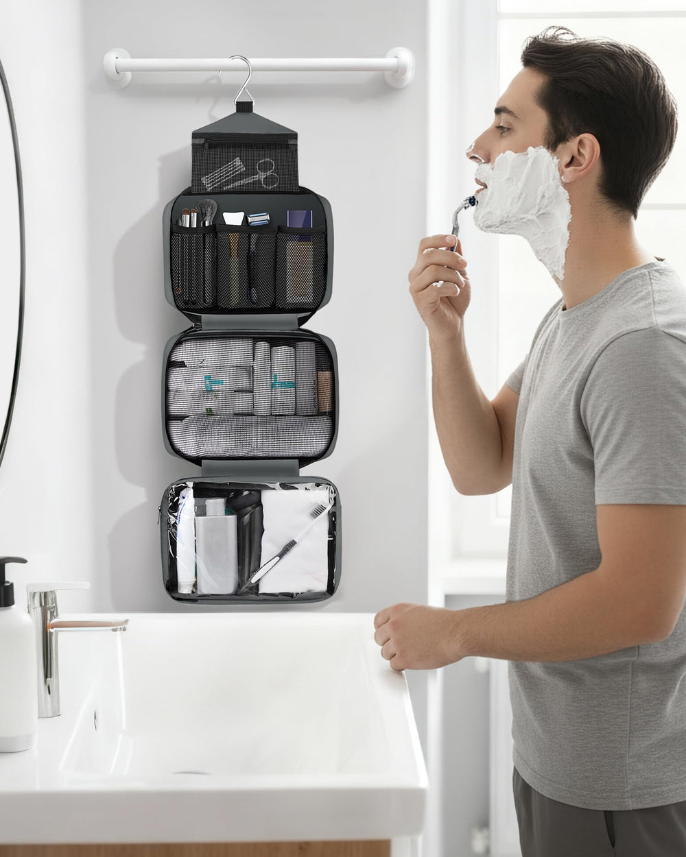 Trousse Maliton zip renforcé, durable pour trajets en avion ou en train
