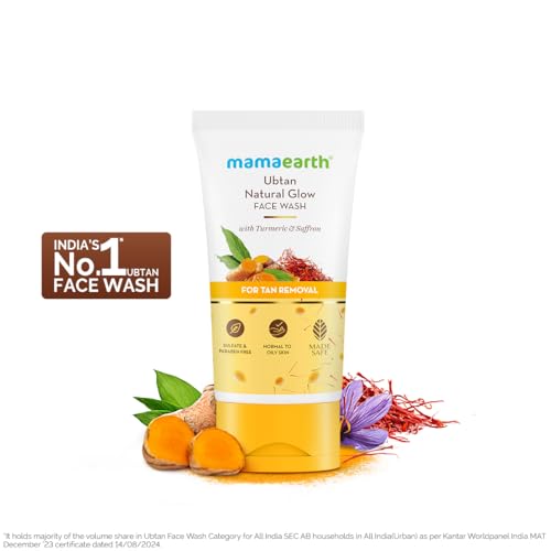 Mamaearth-curcuma-safran-extraits : ingrédients naturels pour éclat doux