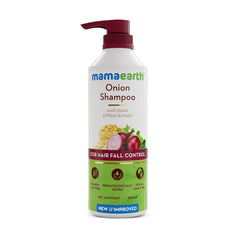 MAMAEARTH Shampoo oignon bouteille: nettoyage doux et cheveux brillants.