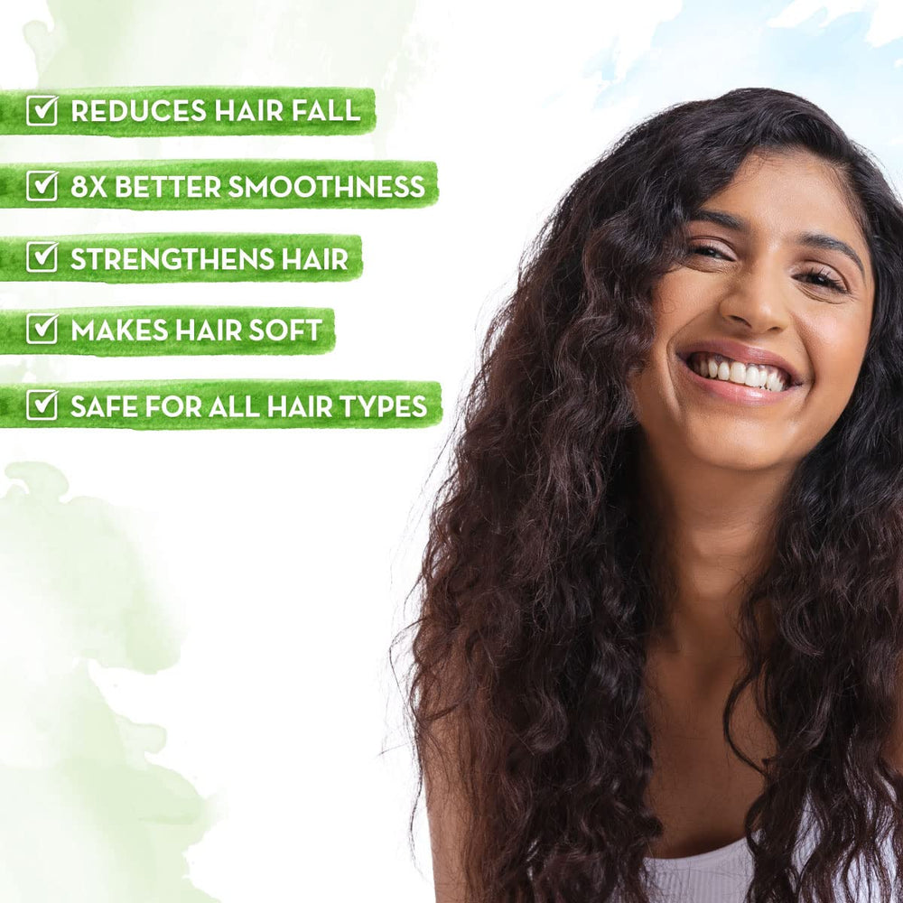 Cheveux propres avec brillance et douceur grâce à MAMAEARTH