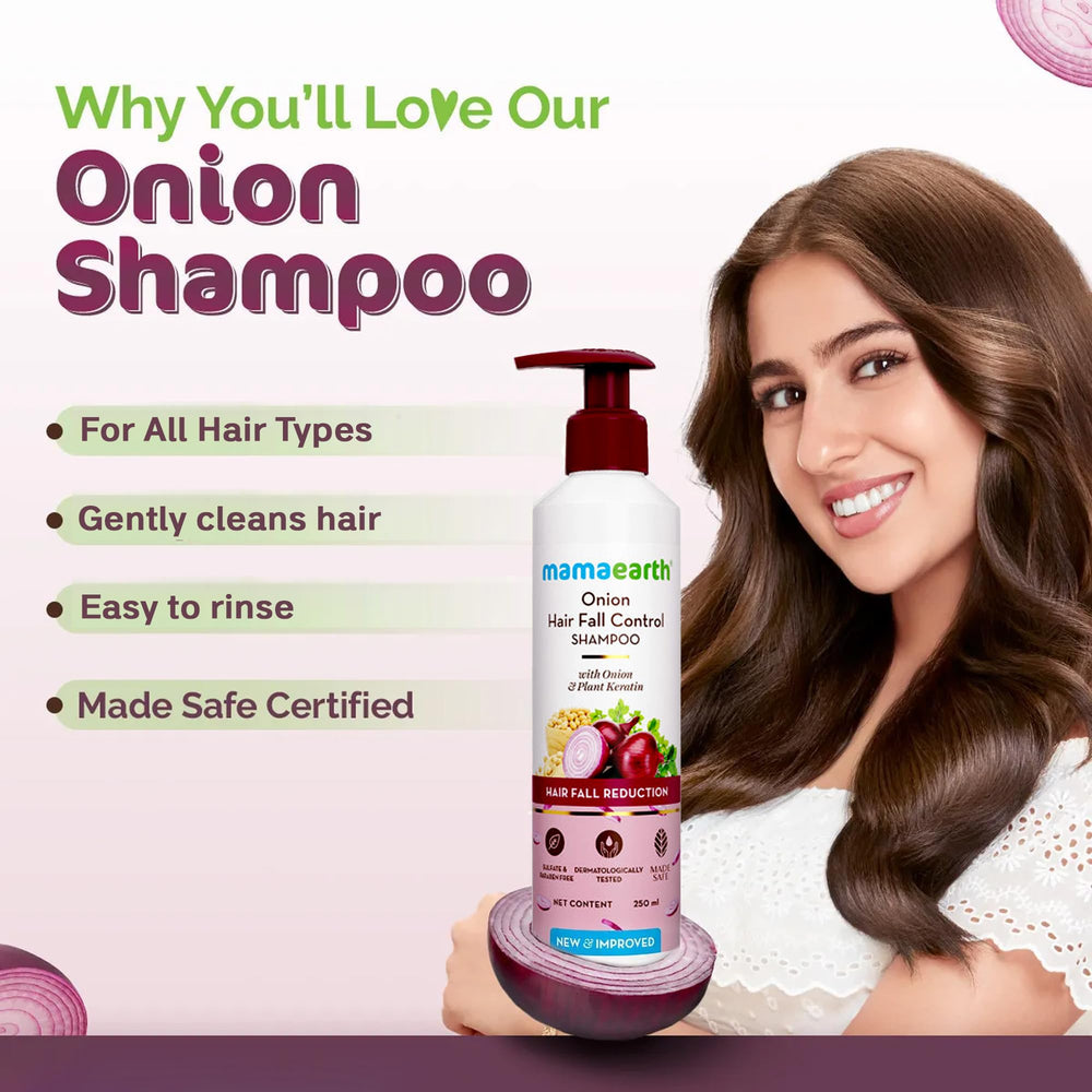 Shampooing MAMAEARTH rend les cheveux doux et maniables.