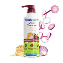 Shampooing oignon avec kératine végétale, cheveux plus forts et brillants