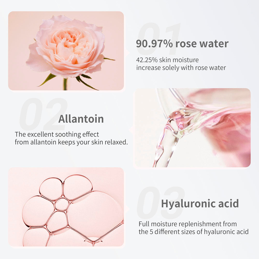 Texture légère et hydratante révélée par le tonique Mamonde.