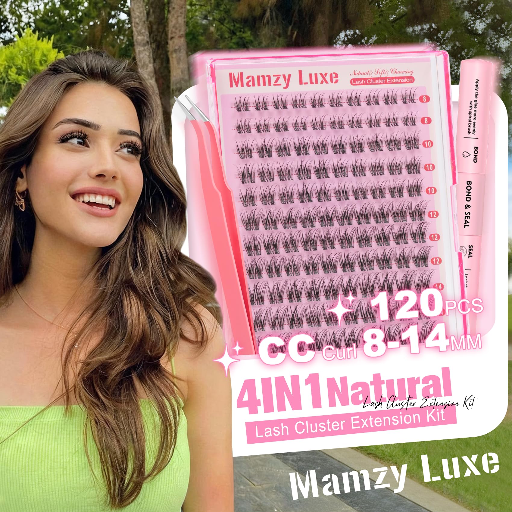 Mamzy Luxe colle lash Bond pour une fixation durable.