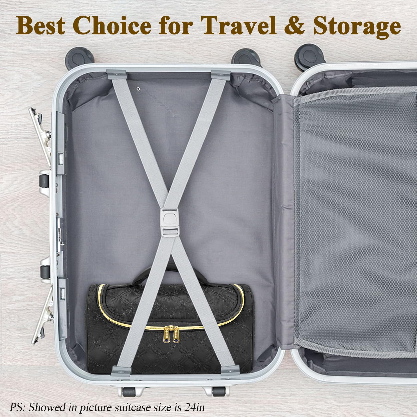 Mancro anse rotative métallique Airwrap : hanger pratique et gain de place.