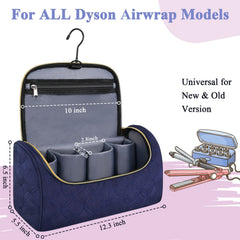 Mancro étui Airwrap avec poches de rangement pour accessoires, accès rapide.