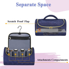Mancro étui Airwrap fermeture métallique durable, transport fiable.