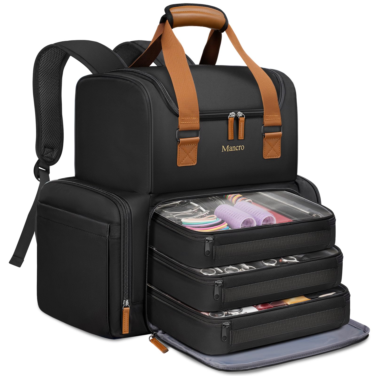 Mancro sac-coiffure-voyage couche-superieure isolante, outil chaud pratique