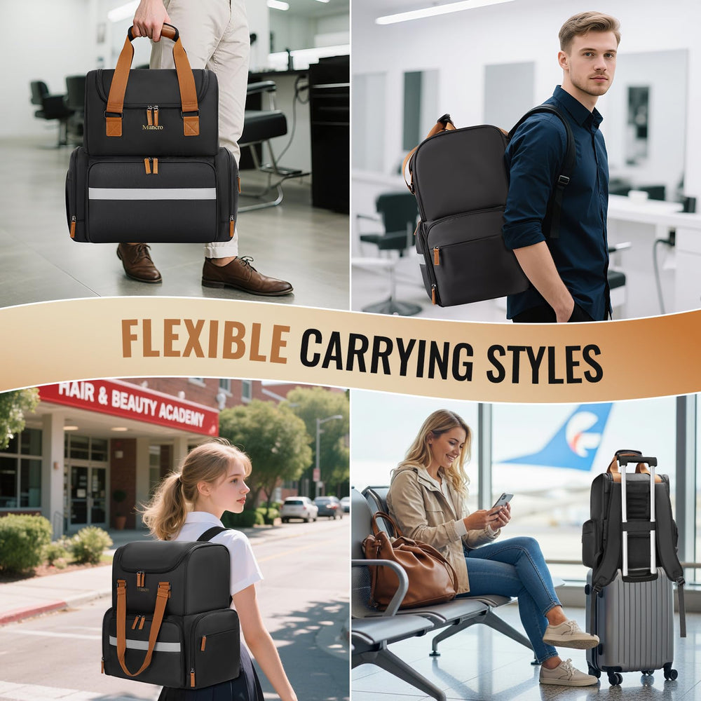 Mancro sac-coiffure-voyage tissu durable et fermetures robustes