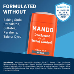 Mando texture lisse bâton: application facile et agréable