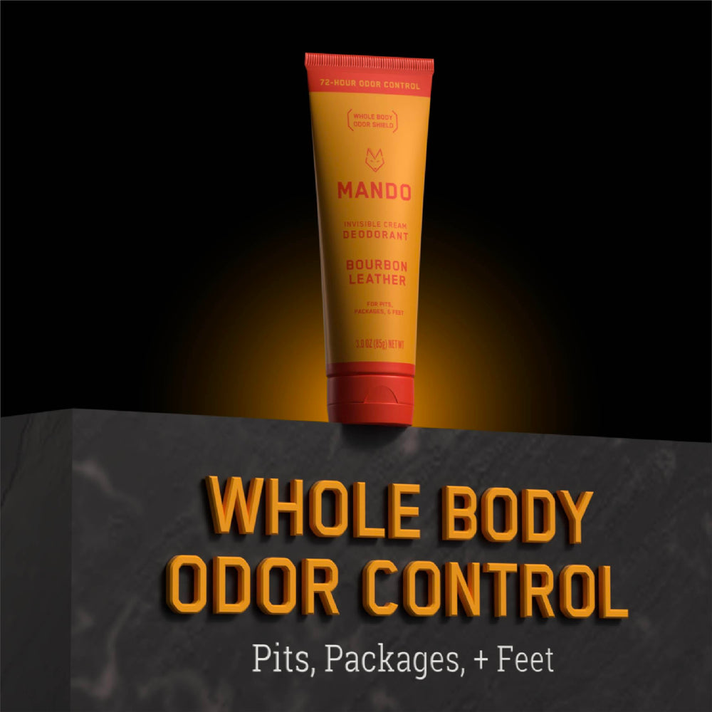 Sans bicarbonate, Mando Bourbon Leather douceur hypoallergénique.