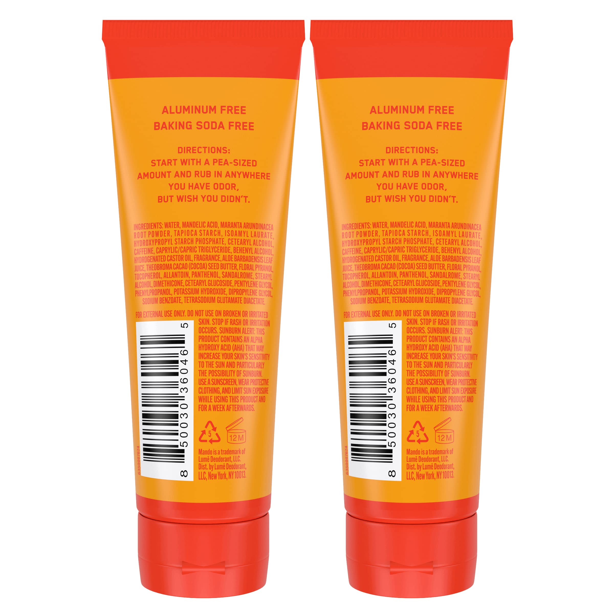 Mando crème invisible: texture veloutée et agréable au toucher.