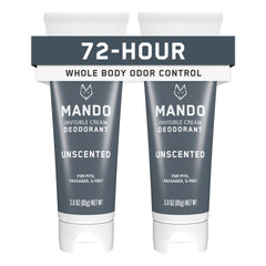 Mando Déodorant invisible emballage pratique pour le voyage et le quotidien.