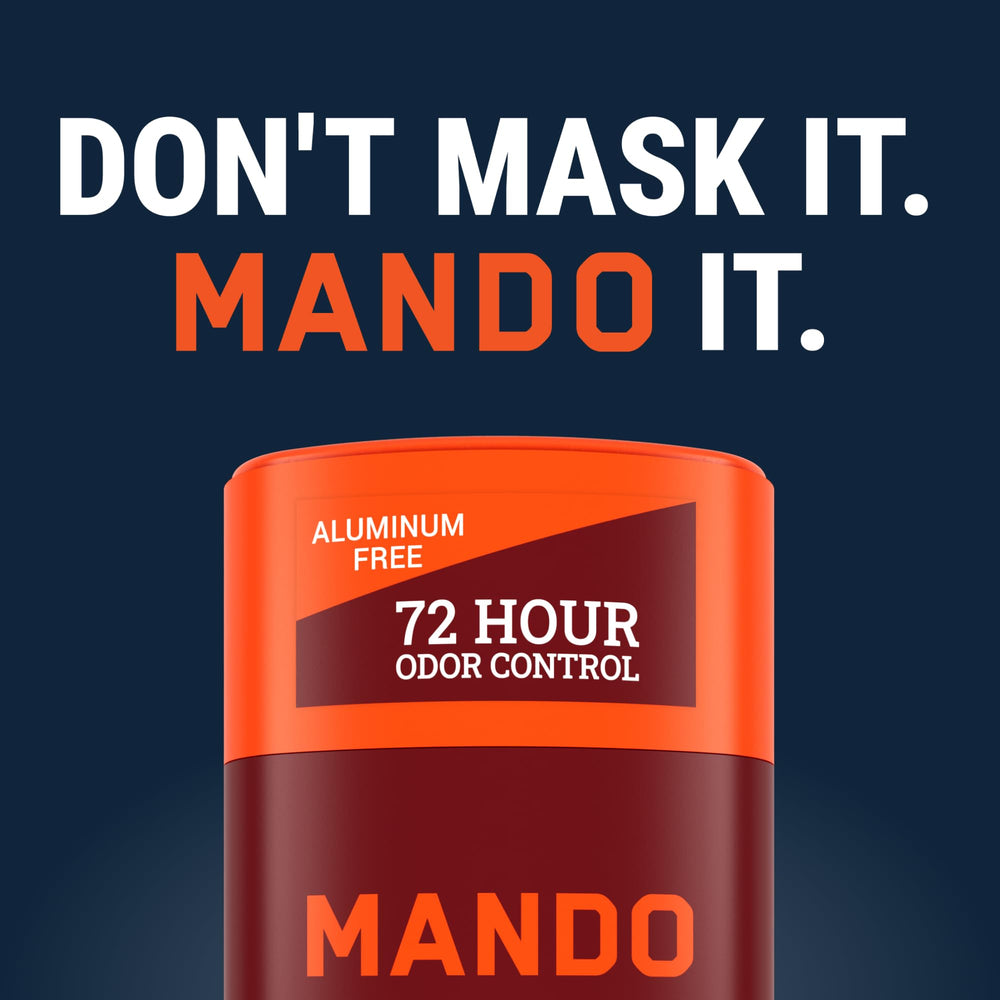 Mando déodorant corps entier – pack de 2 bâtons, 2,6 oz chacun.