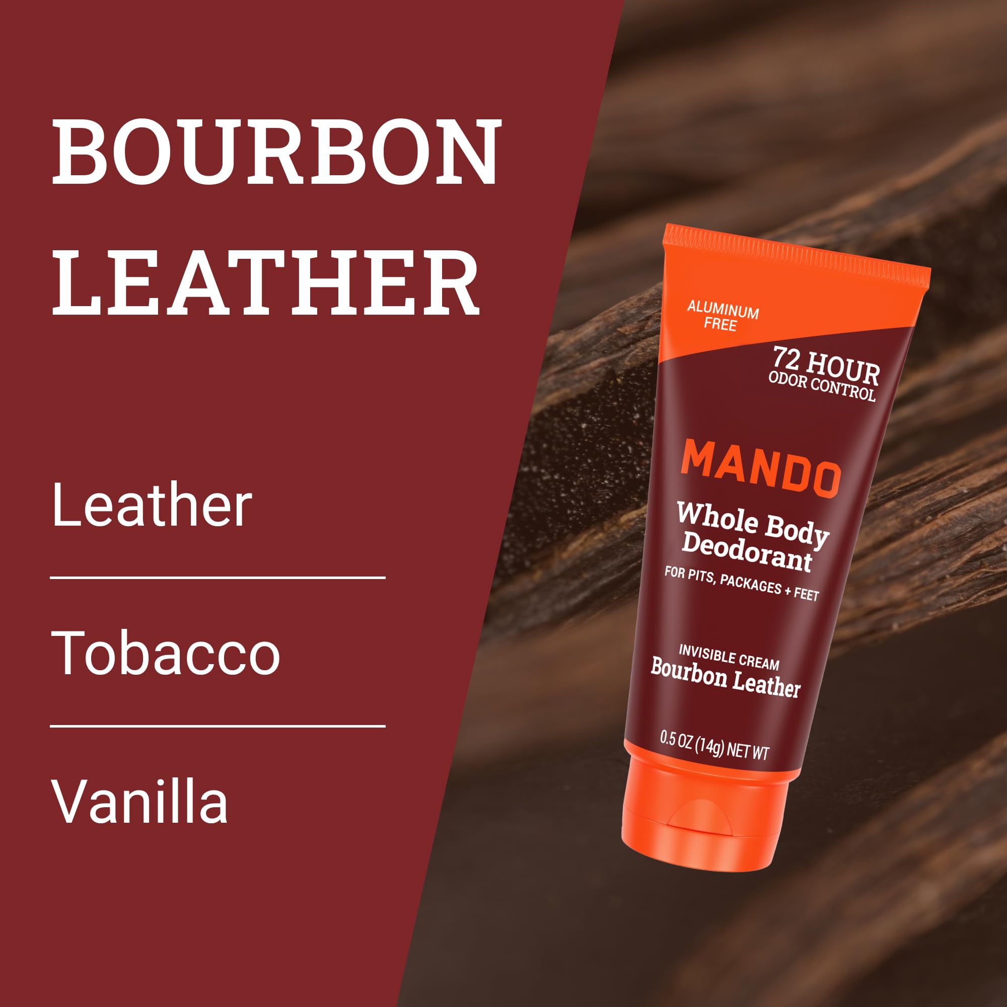 Mando déodorant homme, formule pré-odeur équilibrant le pH pour limiter les odeurs.