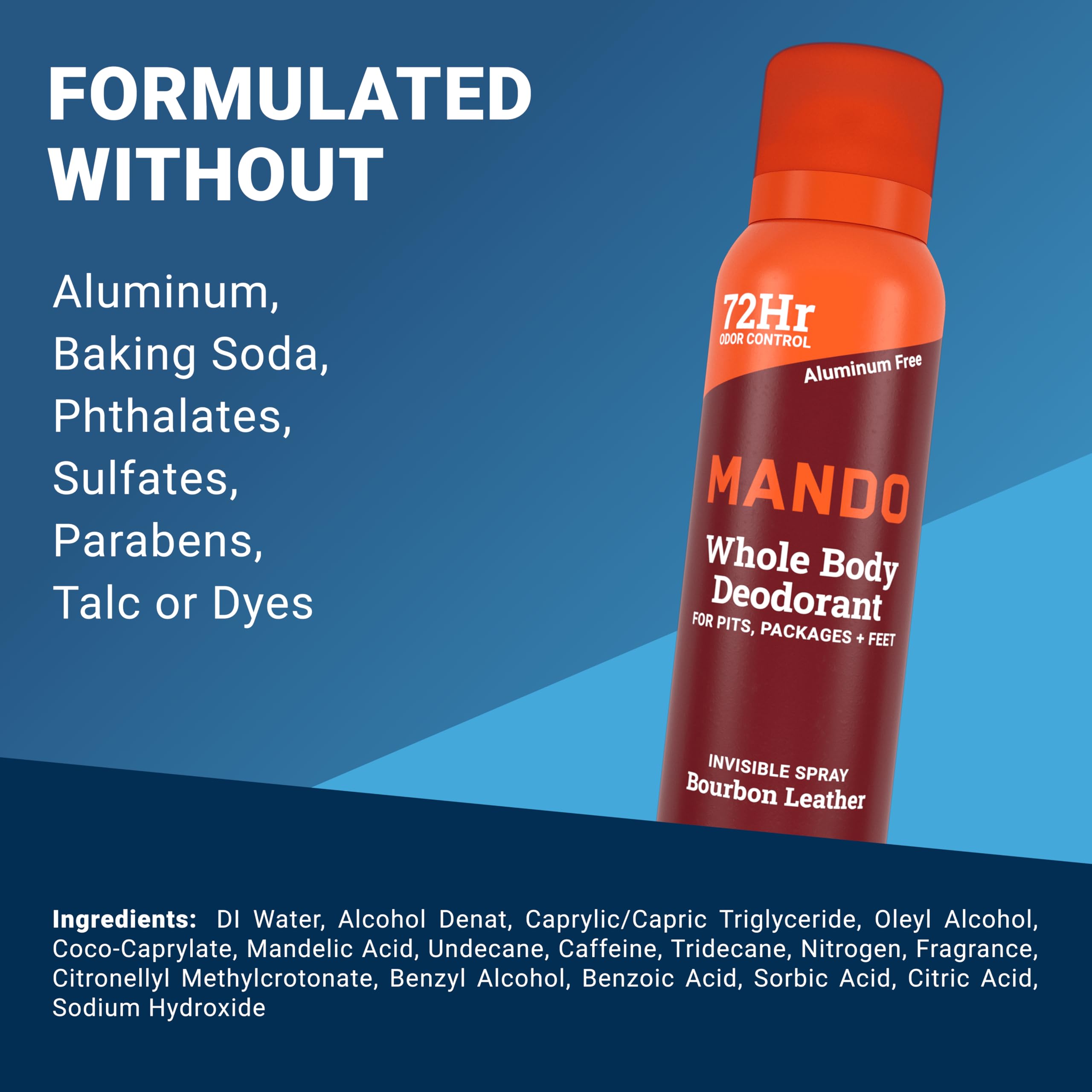 Mando préodorant – formule pH optimisée pour prévenir les odeurs