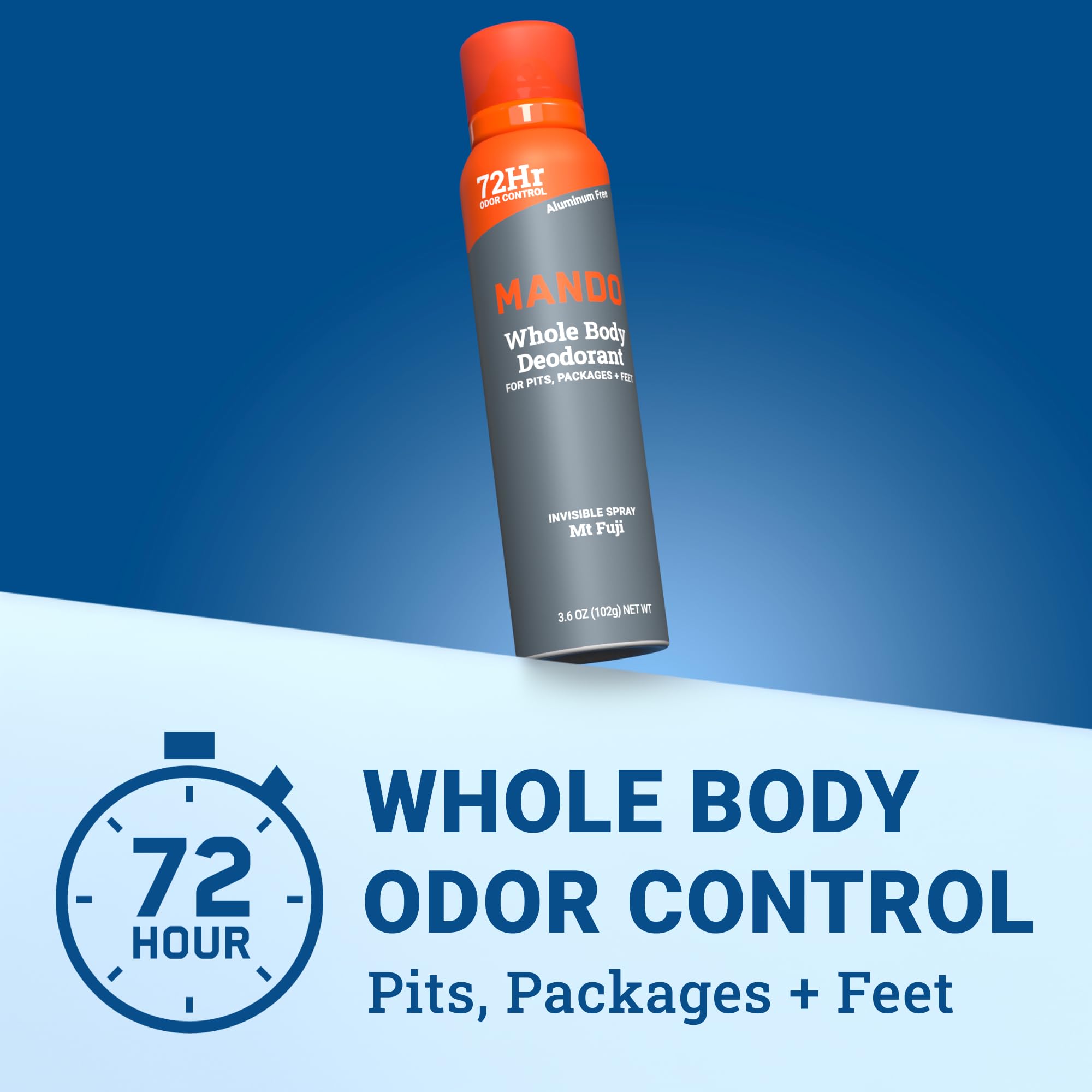 Mando spray invisible en action, neutralise les odeurs sans traces.