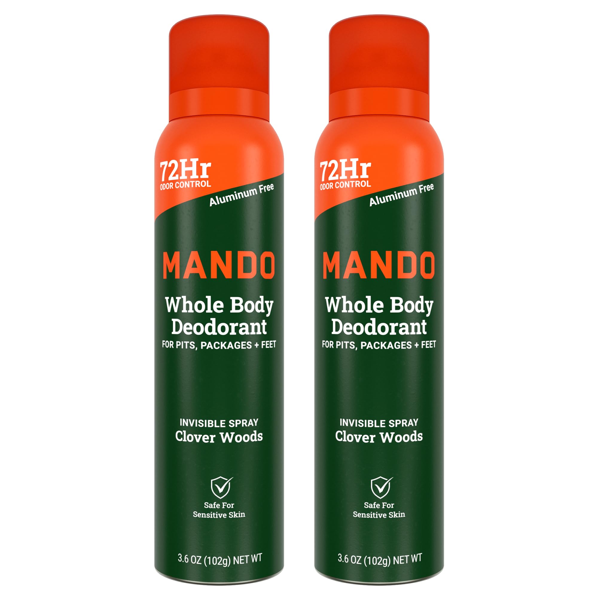 Mando Desodorisant homme spray invisible 72h pour une fraîcheur prolongée