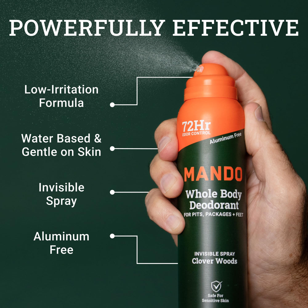 Mando Desodorisant sans aluminium et sans benzene, peau douce