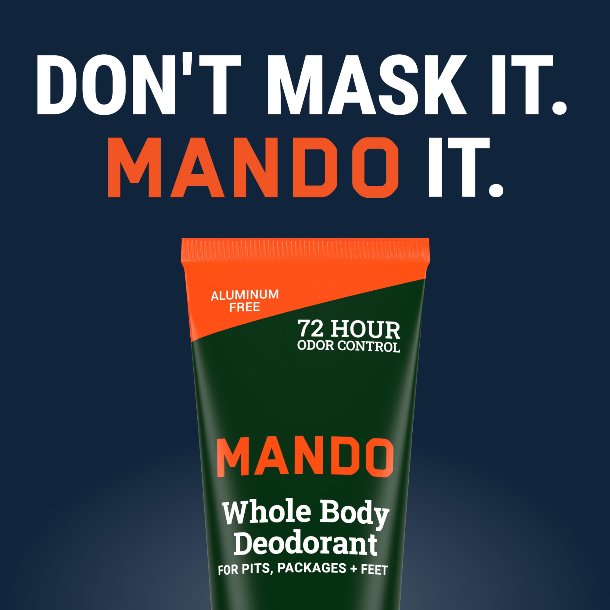 Mando fraîcheur durable, crème invisible pour homme, usage discret.