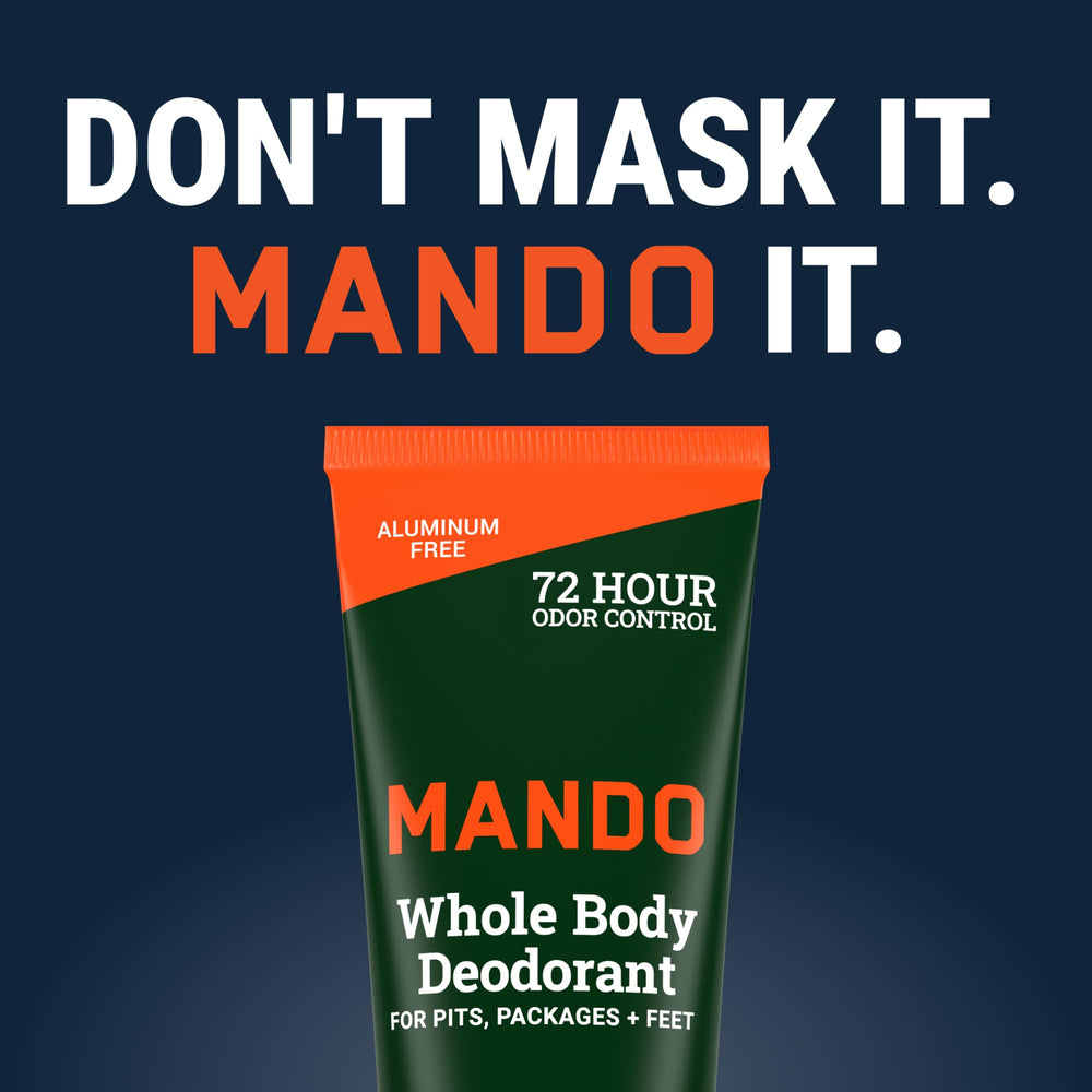 Mando fraîcheur durable, crème invisible pour homme, usage discret.