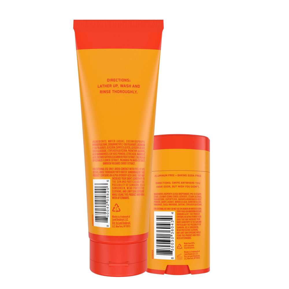 Mando gel douche acidifié — mousse riche, nettoyage efficace et maîtrise des odeurs sur tout le corps.