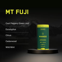 Mando gel-douche-acide-bouteille-8-5oz: douche rafraîchissante et gestion légère des odeurs.