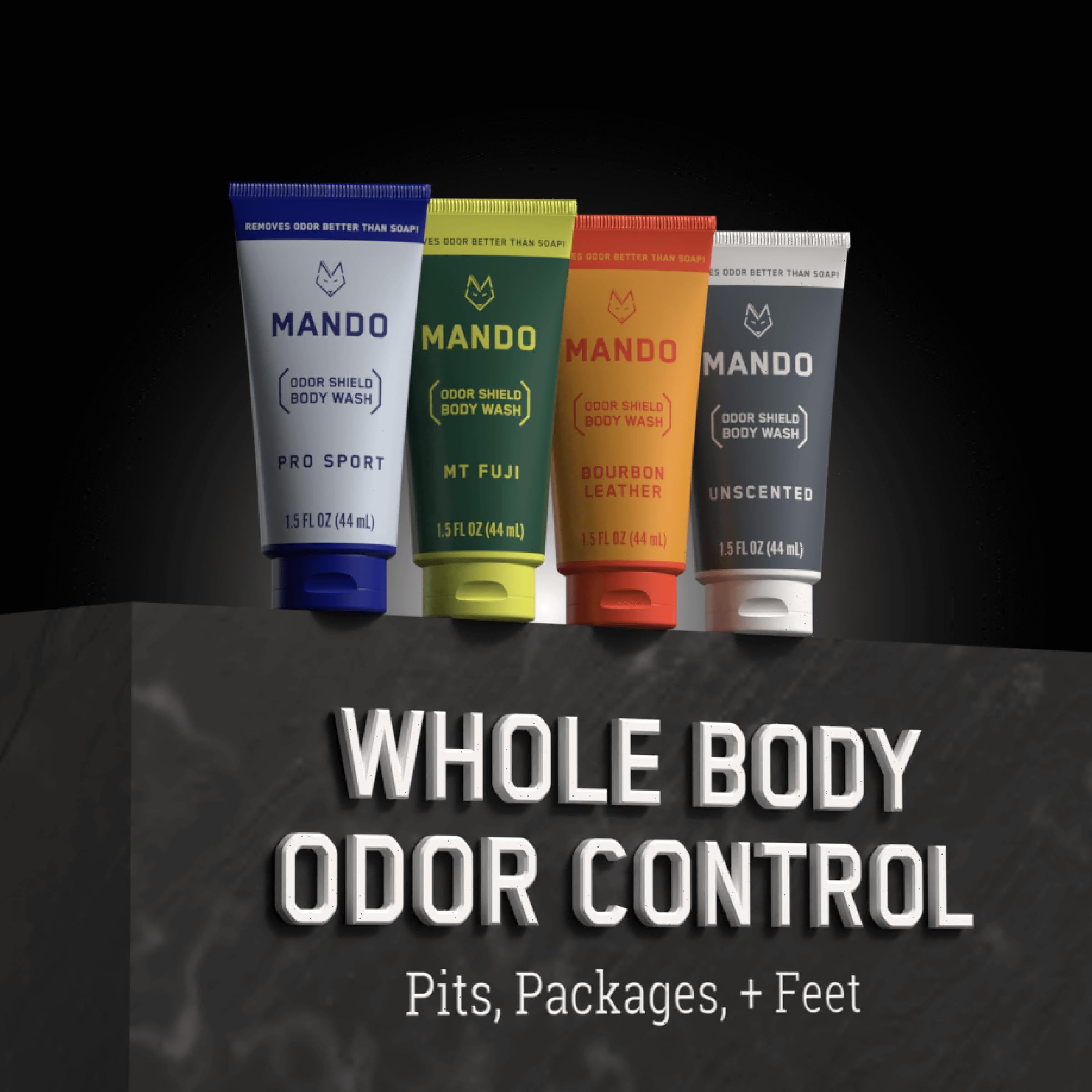 Formule acidifiée mando mini-douche: agit à la source des odeurs.