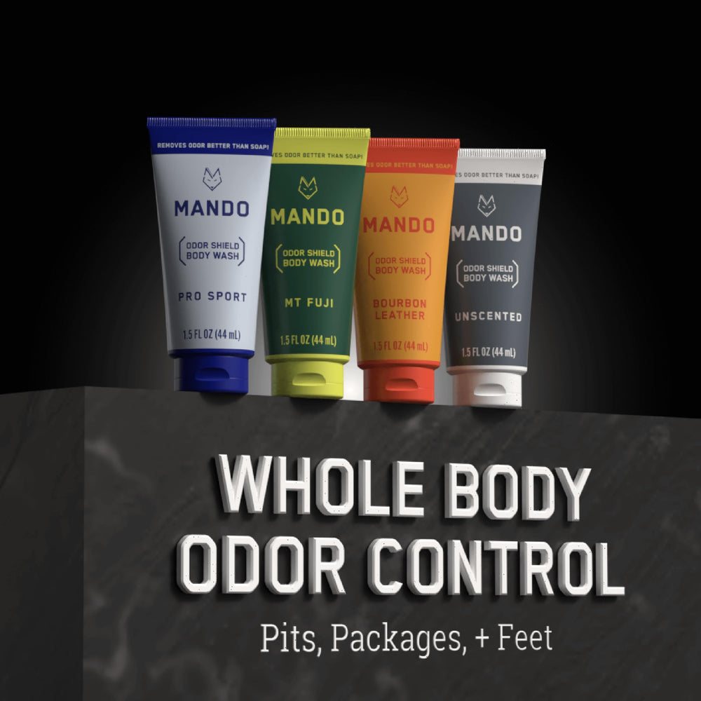 Formule acidifiée mando mini-douche: agit à la source des odeurs.