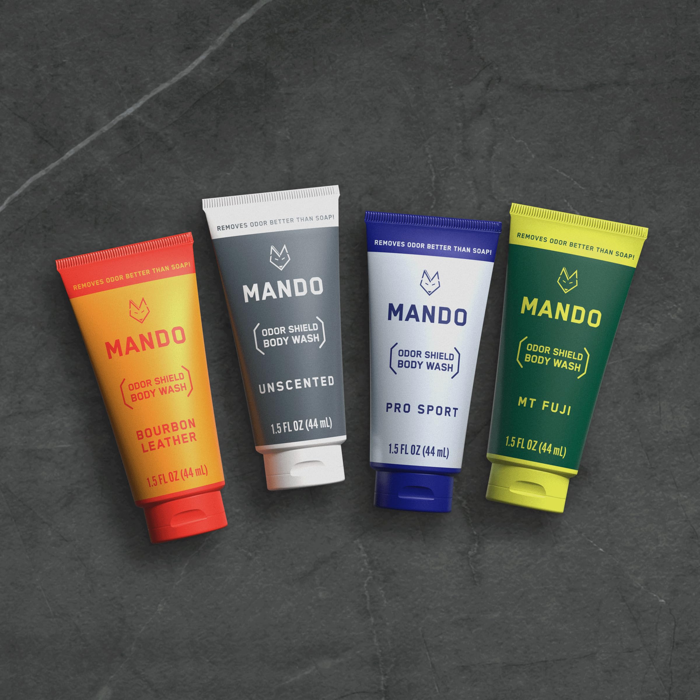 Sans parabènes et sans SLS: mando mini-douche respecte la peau.