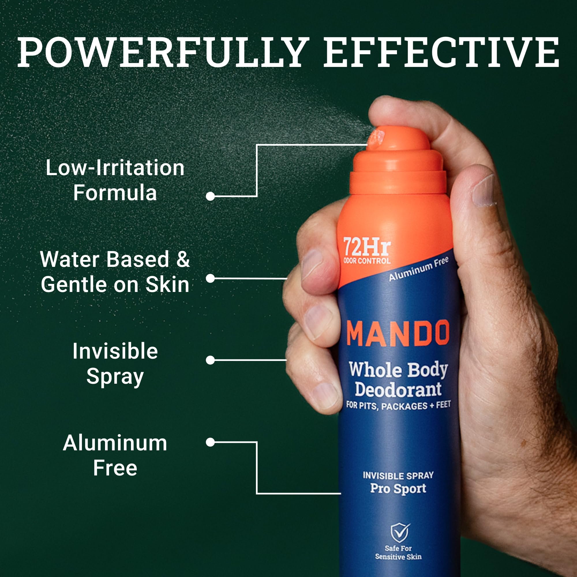 Mando Odeur 72h – déodorant efficace contre les odeurs quotidiennes.