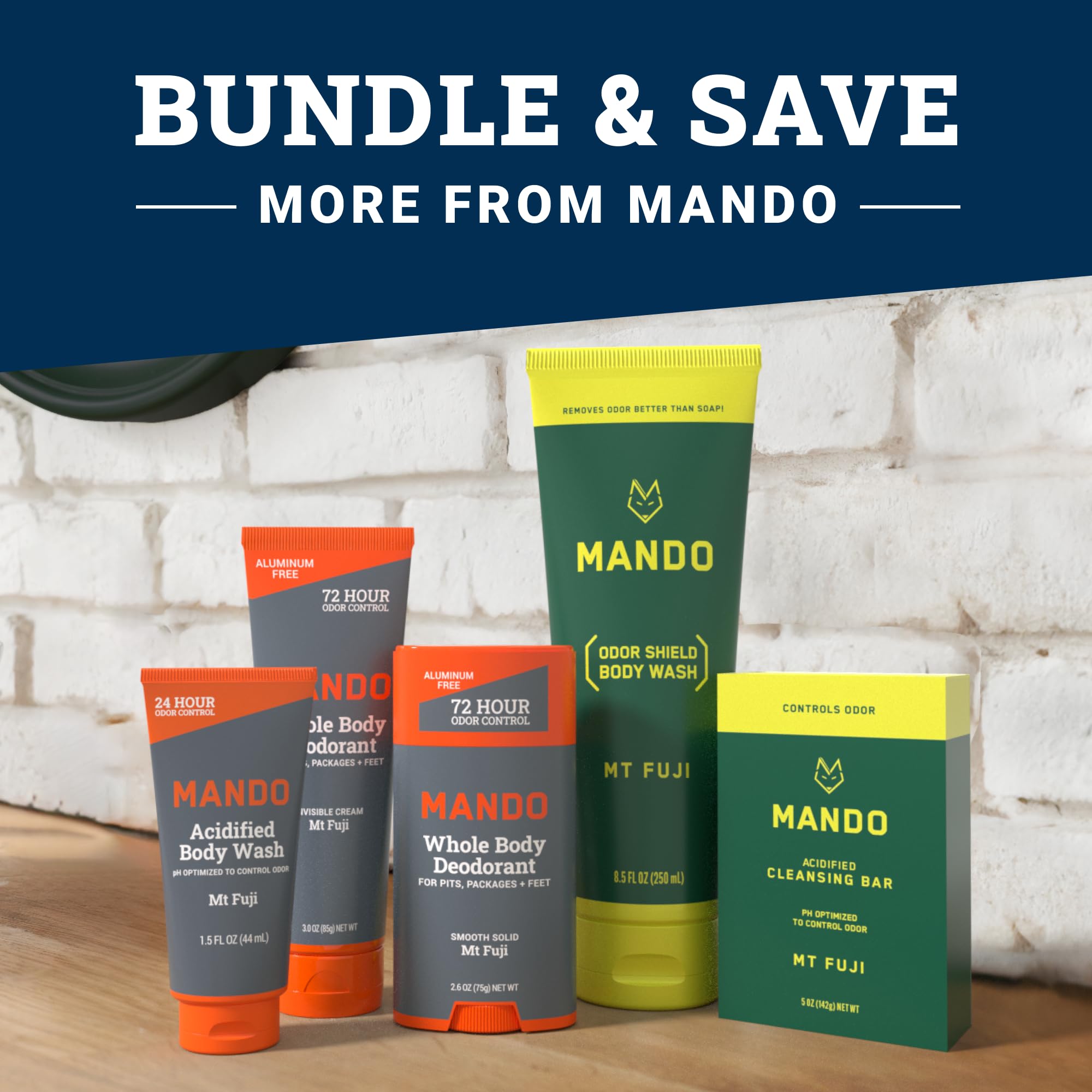 Mando Odor Shield pack double, valeur et commodité.
